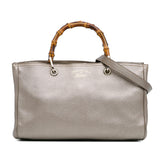 Gucci Medium Leather Bamboo Shopper (Z5WtXN)