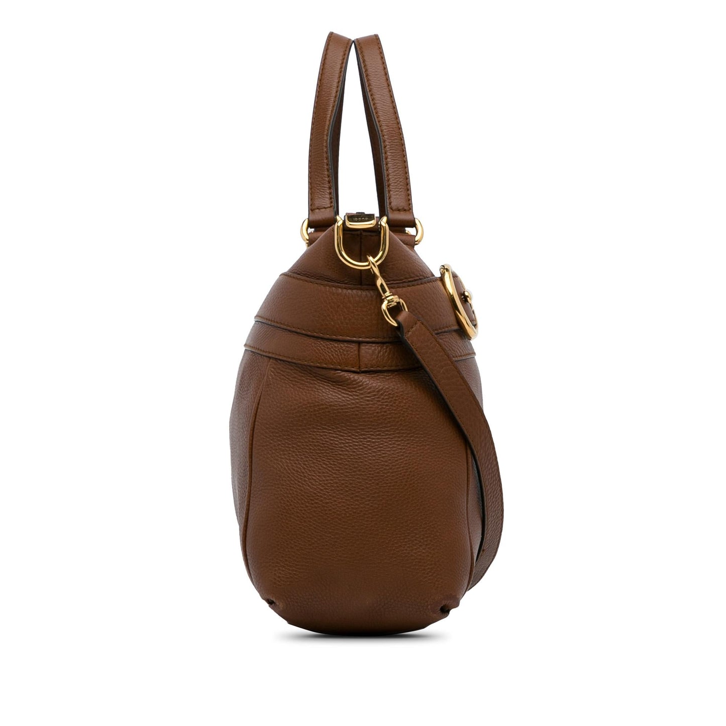Gucci Medium Leather Ride Top Handle Bag (ZEr6xw)