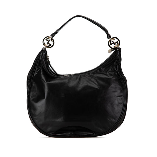 Gucci Medium Leather Twins Hobo