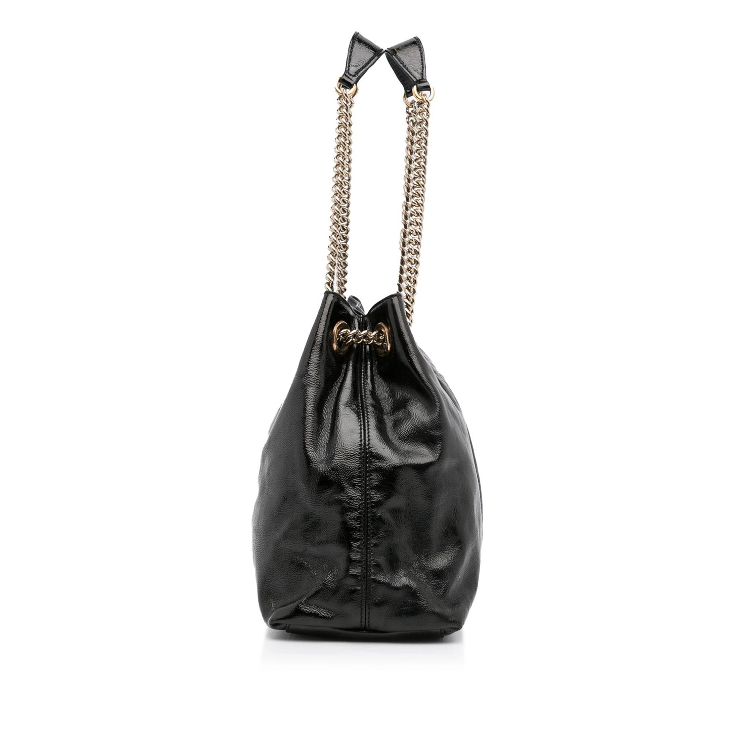 Gucci Medium Patent Soho Chain Tote (skULqA)