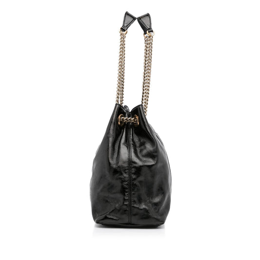 Gucci Medium Patent Soho Chain Tote (skULqA)