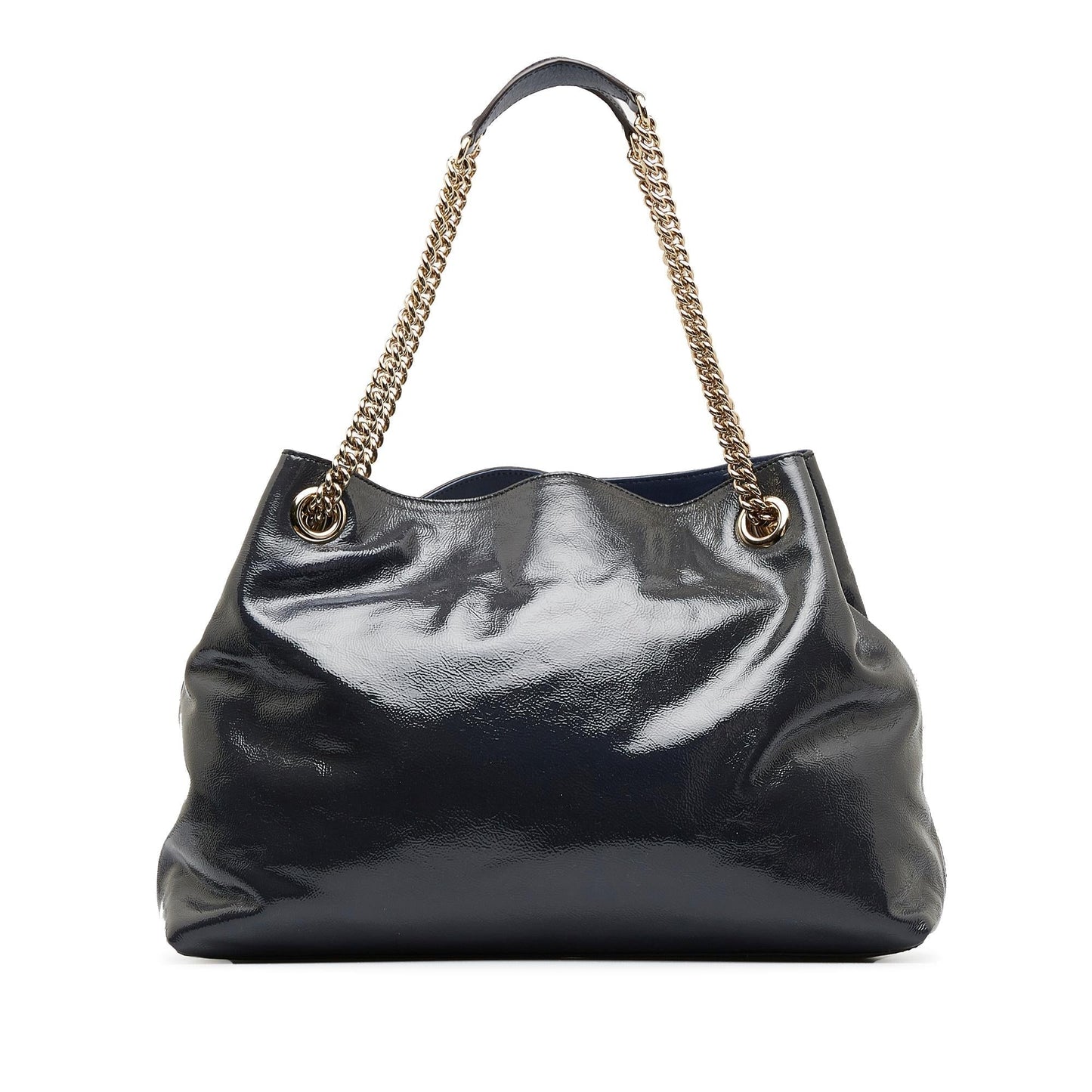 Gucci Medium Patent Soho Chain Tote (66oqjn)