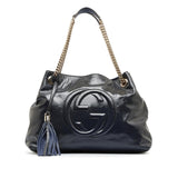 Gucci Medium Patent Soho Chain Tote (66oqjn)