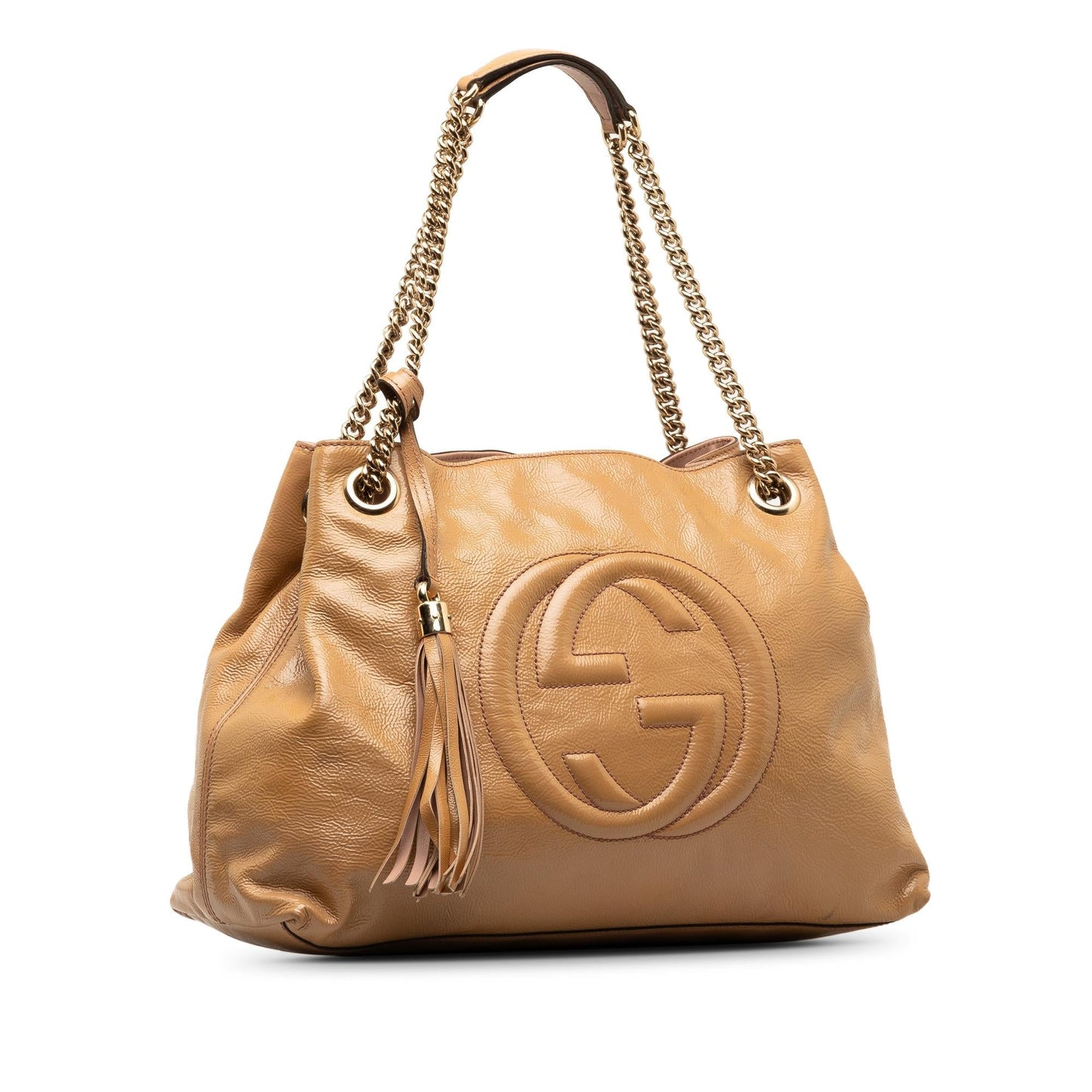 Gucci Medium Patent Soho Chain Tote (jrt6iJ)