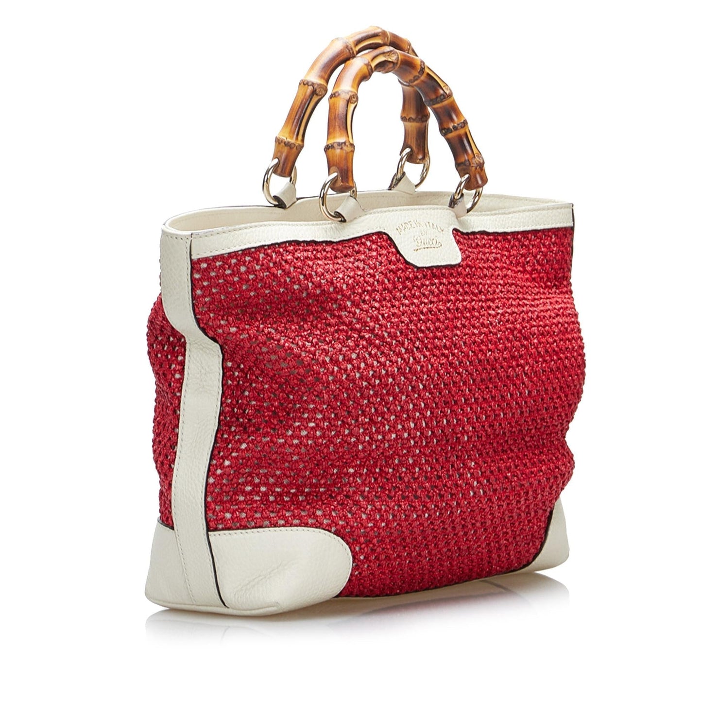 Gucci Medium Raffia Bamboo Shopper Tote (aDj1hs)