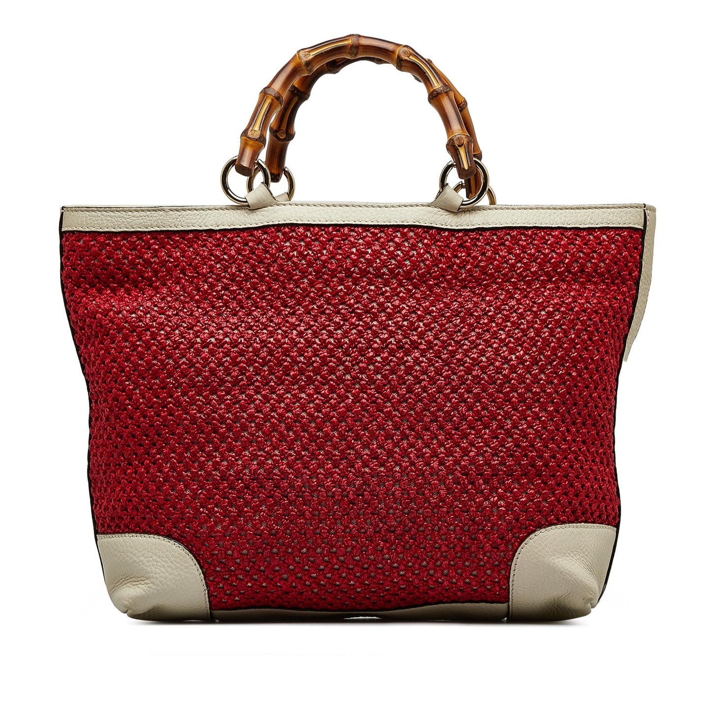 Gucci Medium Raffia Bamboo Shopper Tote (huzjM4)