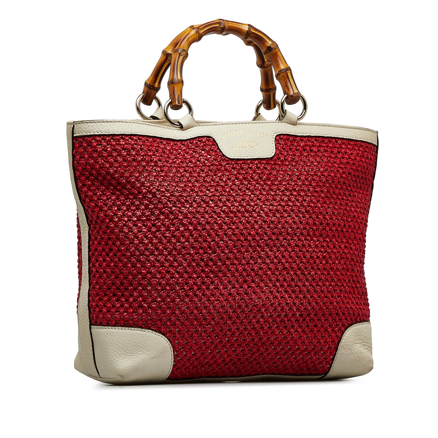 Gucci Medium Raffia Bamboo Shopper Tote (huzjM4)