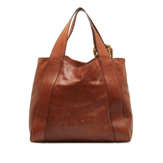 Gucci Medium Ribot Horse Head Tote Bag (4pAauu)