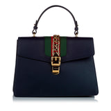 Gucci Medium Sylvie Leather Satchel (25632)
