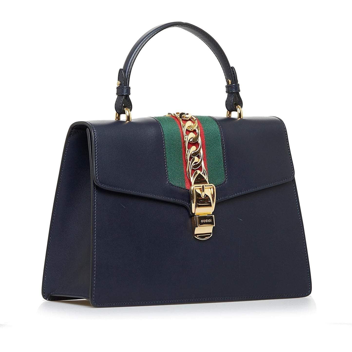 Gucci Medium Sylvie Leather Satchel (xoqKeR)