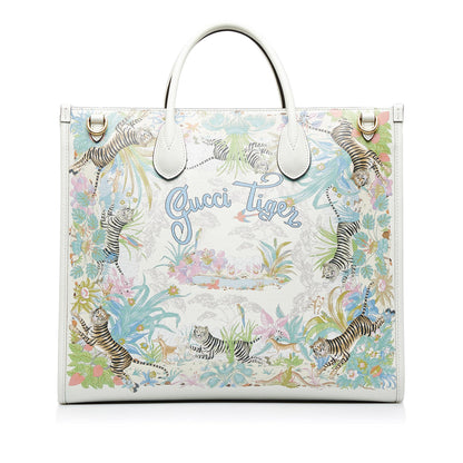 Gucci Medium Tiger Convertible Tote (JIbh0E)