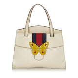 Gucci Medium Web Linea Butterfly Totem Satchel (31390)
