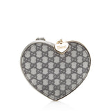 Gucci Metallic Guccissima Heart Coin Pouch (SHF-19887)