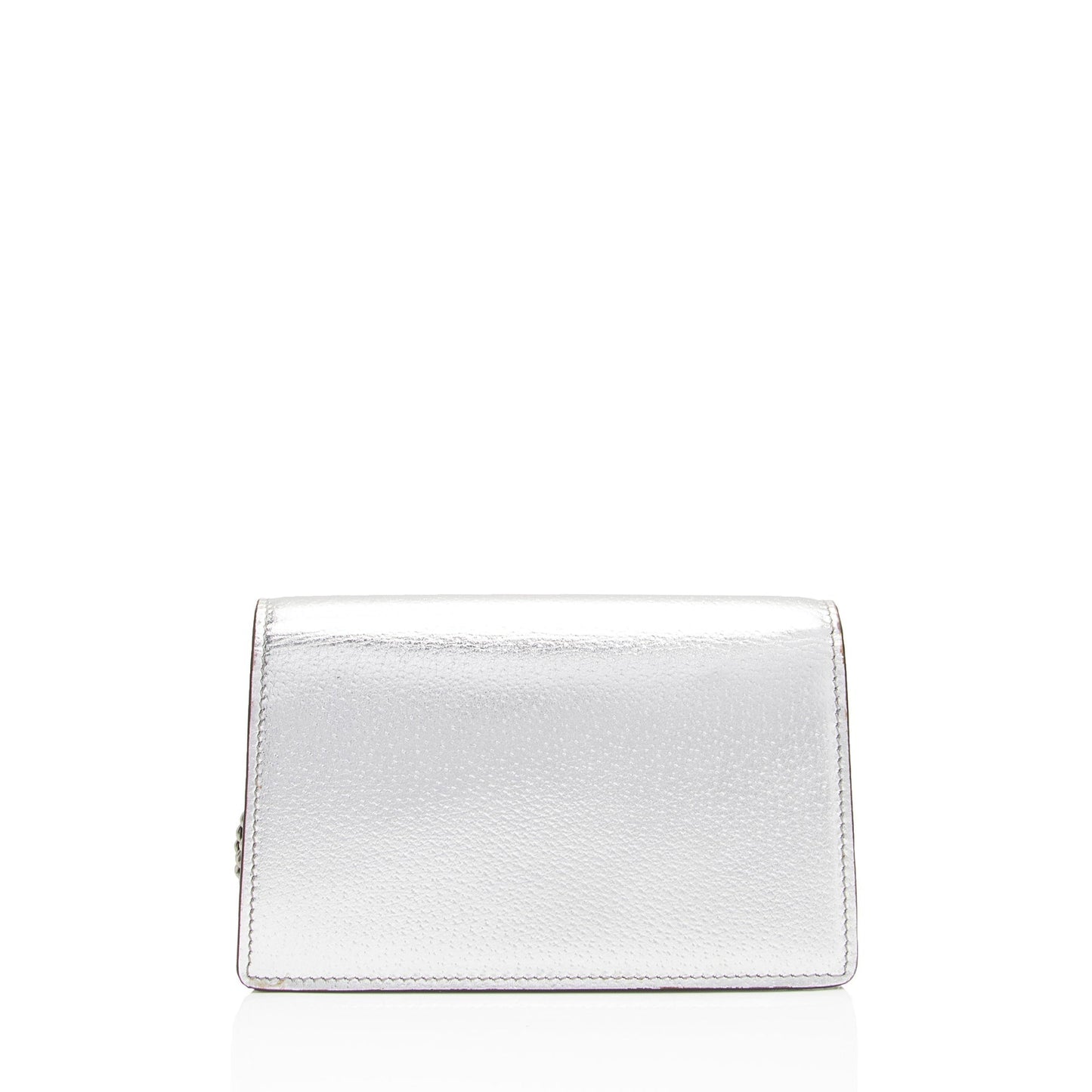 Gucci Metallic Leather Dionysus Super Mini Bag (SHF-PQUwUw)