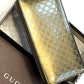 GCI METALLIC MICROGCISSIMA ZIP AROUND WALLET