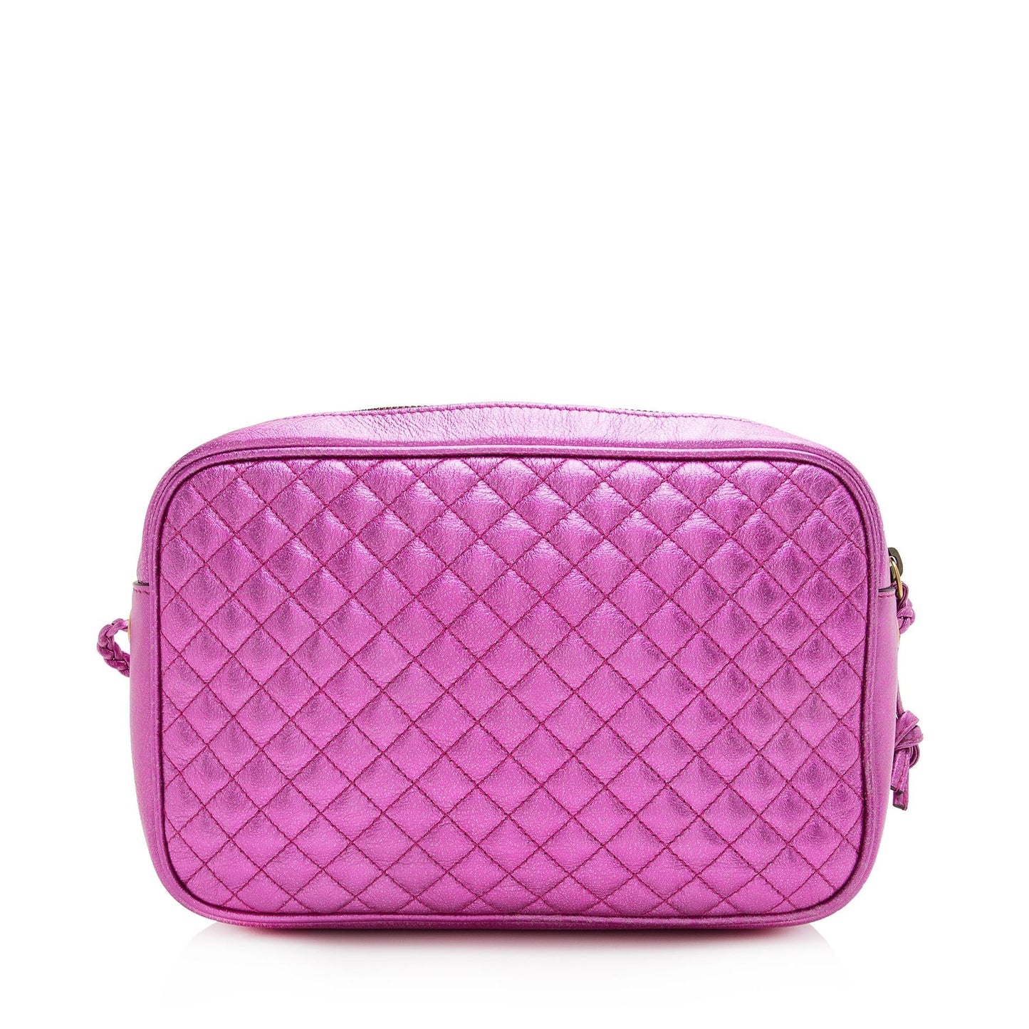 Gucci Metallic Quilted Leather Trapuntata Small Shoulder Bag