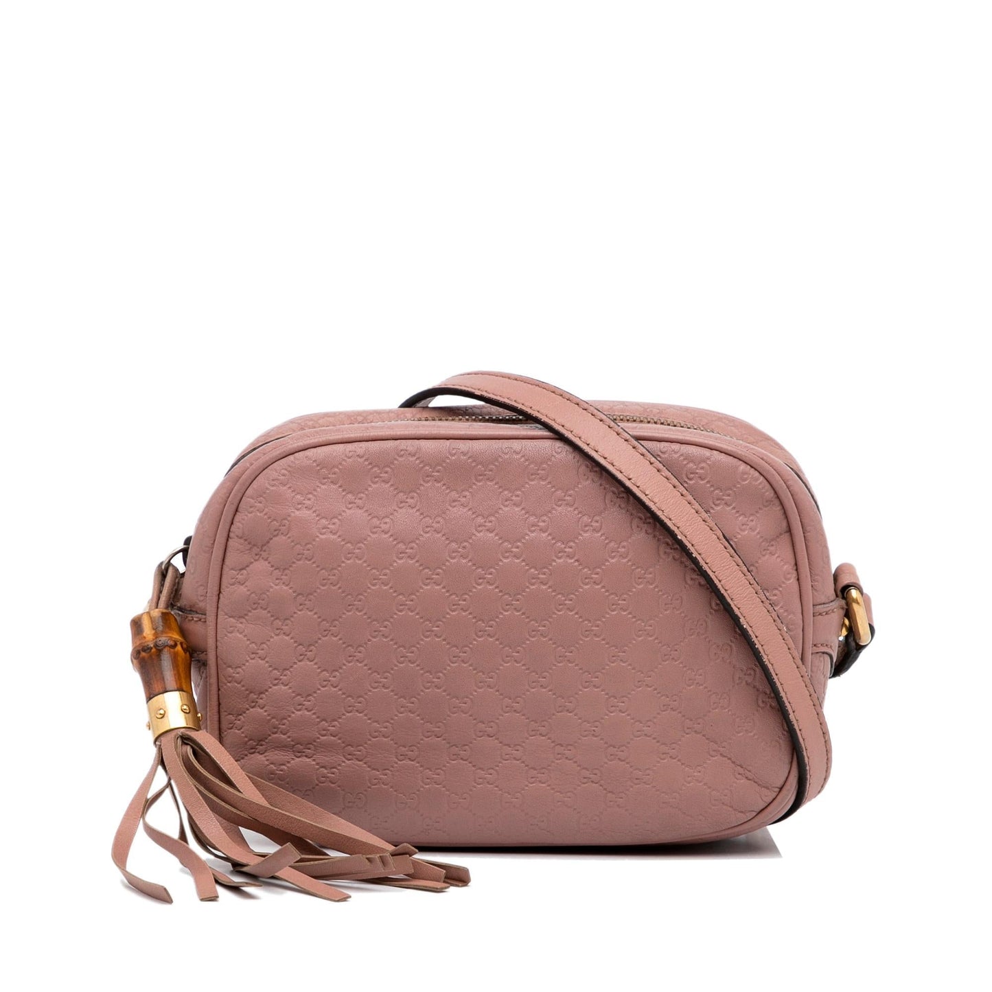 Gucci Microguccissima Bamboo Tassel Crossbody Bag (Obh29w)