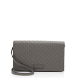 Gucci Microguccissima Leather Wallet Crossbody (SHF-XieKjF)