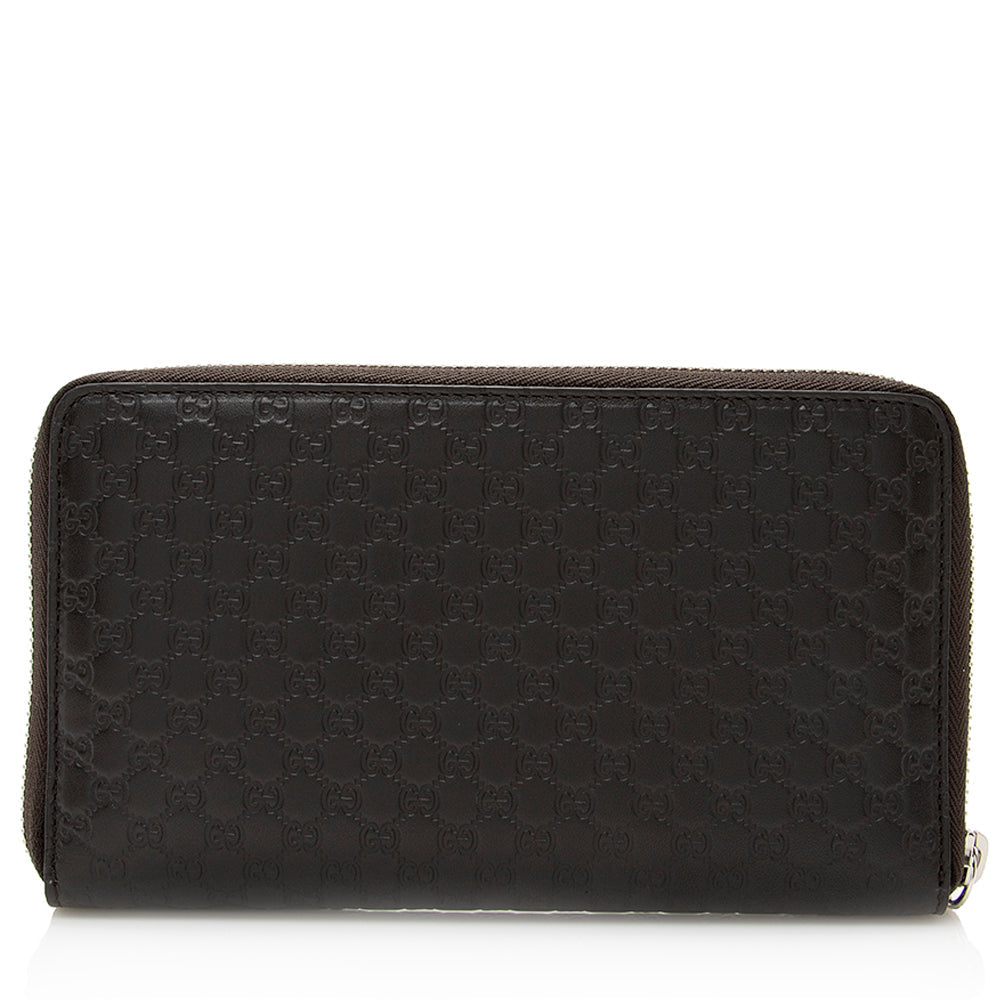 Gucci Microguccissima Leather Zip Around Large Organizer Wallet (SHF-20276)