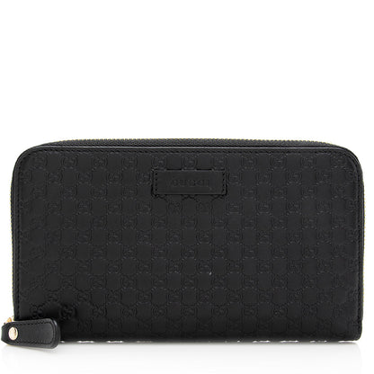 Gucci Microguccissima Leather Zip Wallet (SHF-19477)