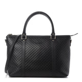 GUCCI MICROGUCCISSIMA LEATHER LARGE CONVERTIBLE TOTE BAG