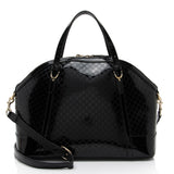 Gucci Microguccissima Patent Leather Nice Satchel (SHF-pCYqKU)