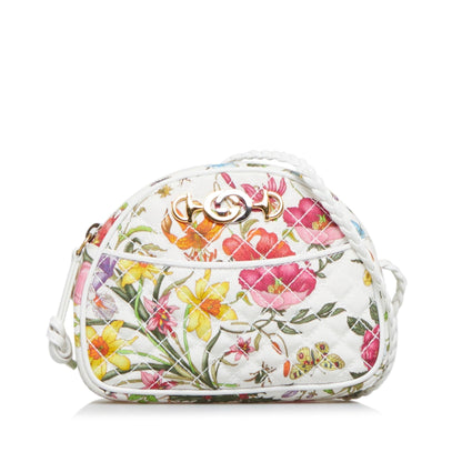 Gucci Mini Flora Trapuntata Crossbody Bag (EsClra)
