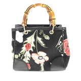 Gucci Mini Floral Canvas Bamboo Shopper (Uikssh)