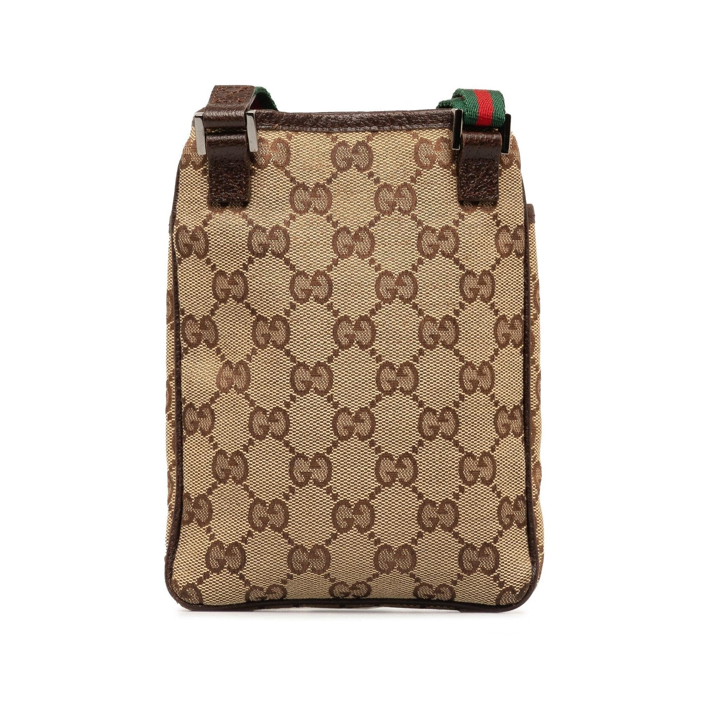 Gucci Mini GG Canvas Web Crossbody Bag (1cLFGf)