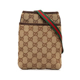 Gucci Mini GG Canvas Web Crossbody Bag (1cLFGf)
