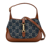 Gucci Mini GG Denim Jackie 1961 Crossbody (dokpc3)
