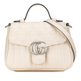 Gucci Mini GG Marmont Aria Matelasse Top Handle Bag (qPhLbm)