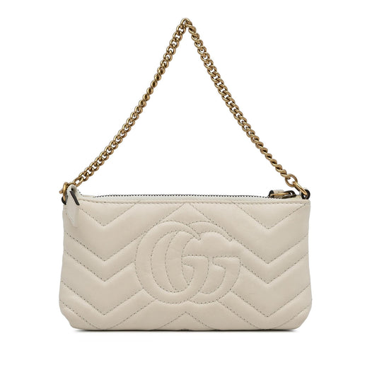Gucci Mini GG Marmont Chain Baguette (Rla7Nz)