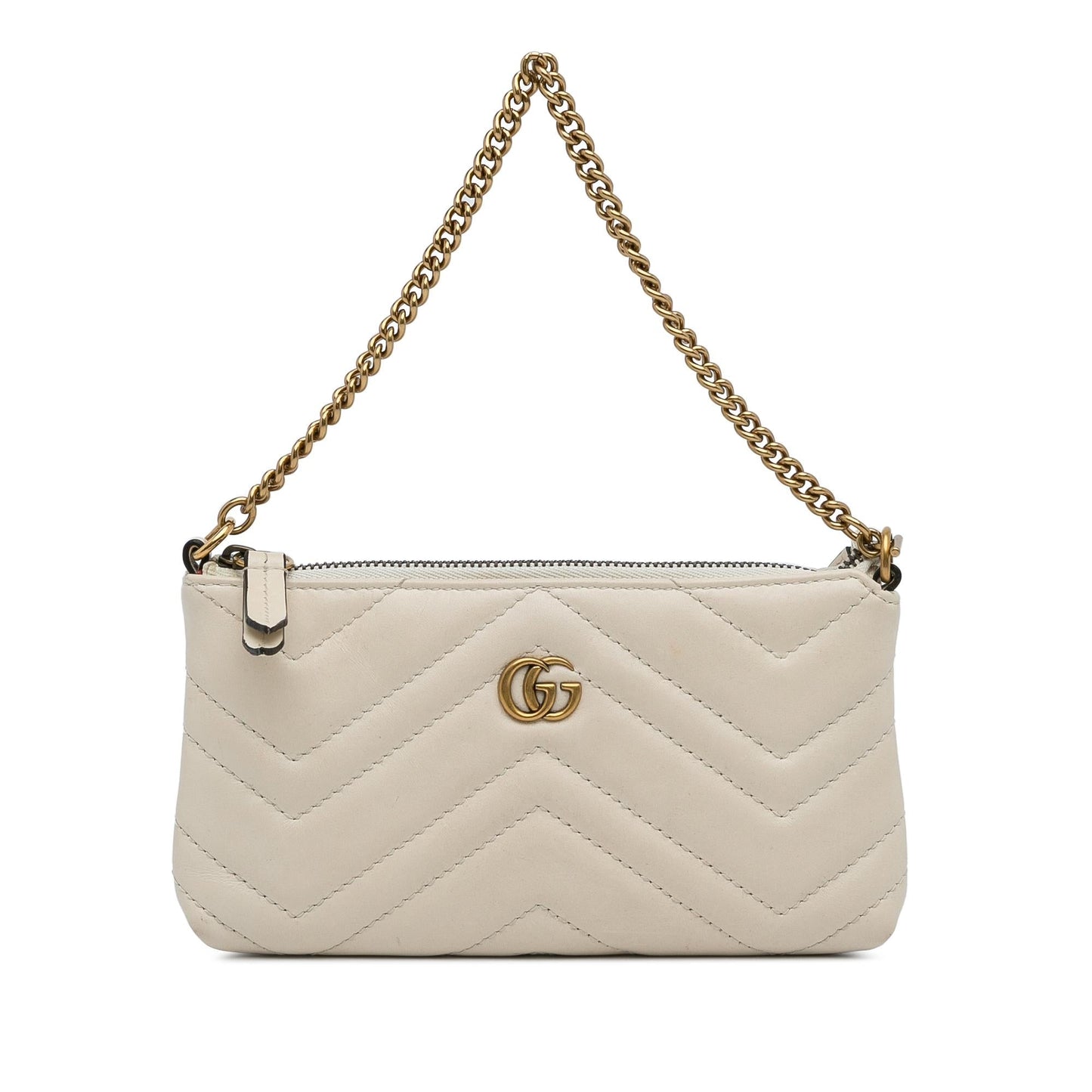 Gucci Mini GG Marmont Chain Baguette (Rla7Nz)