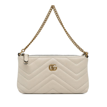 Gucci Mini GG Marmont Chain Baguette (Rla7Nz)