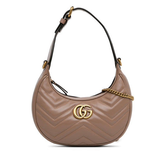 Gucci Mini GG Marmont Half Moon Bag (IhG8D5)