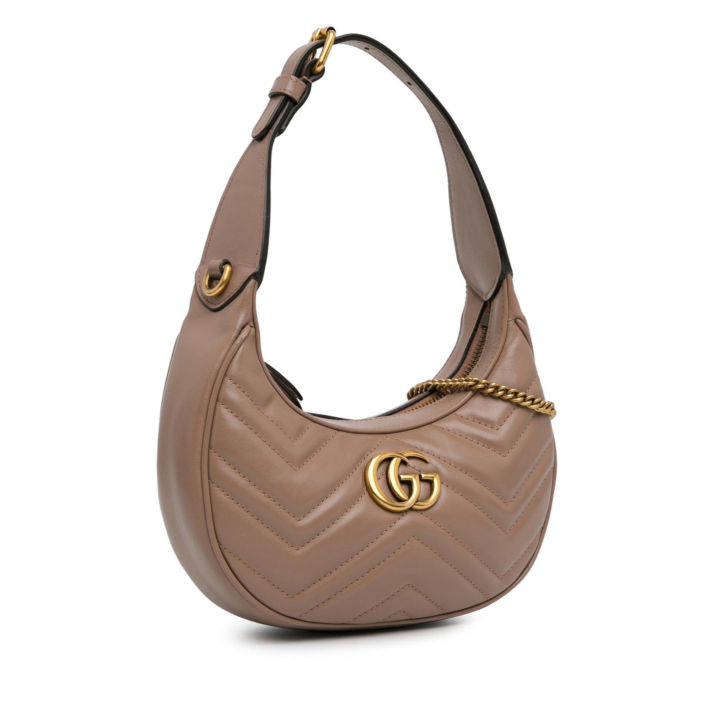 Gucci Mini GG Marmont Half Moon Bag (IhG8D5)