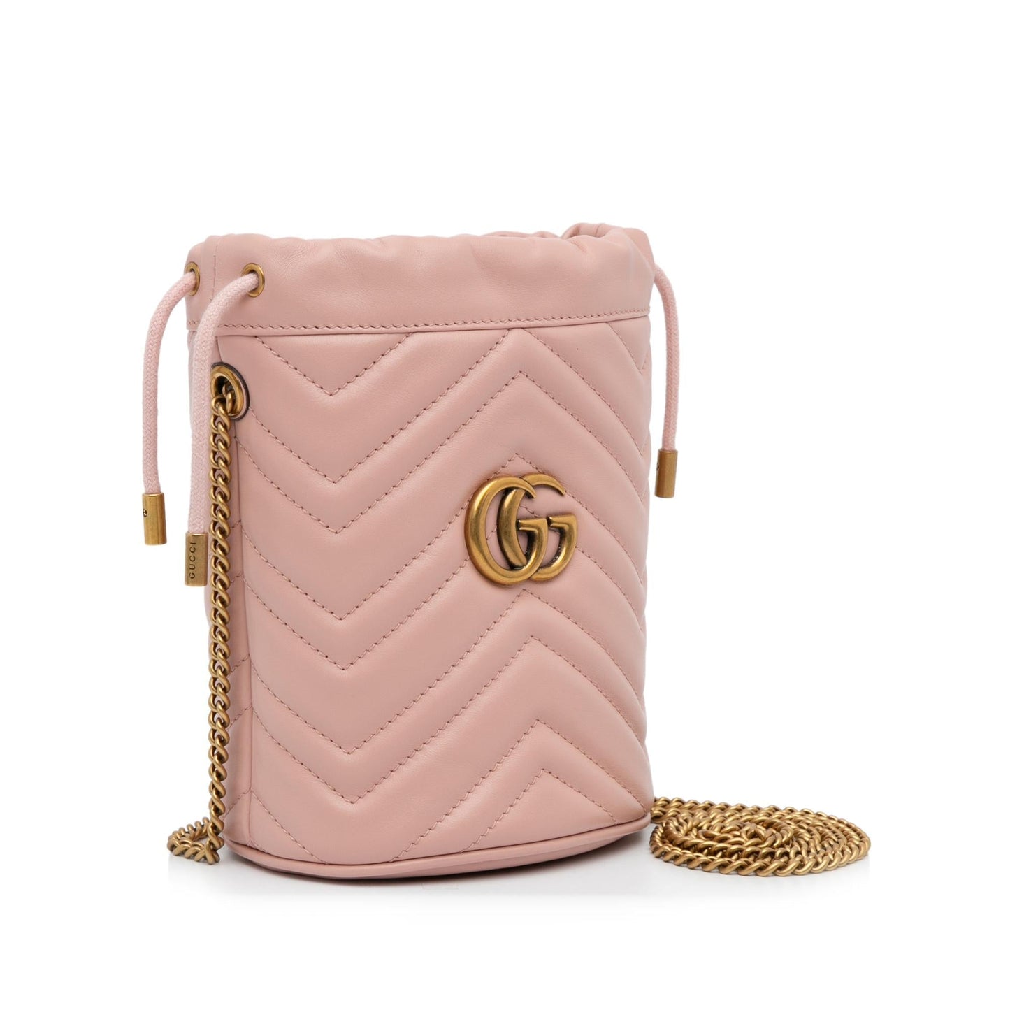 Gucci Mini GG Marmont Matelasse Bucket Bag (yidCFA)