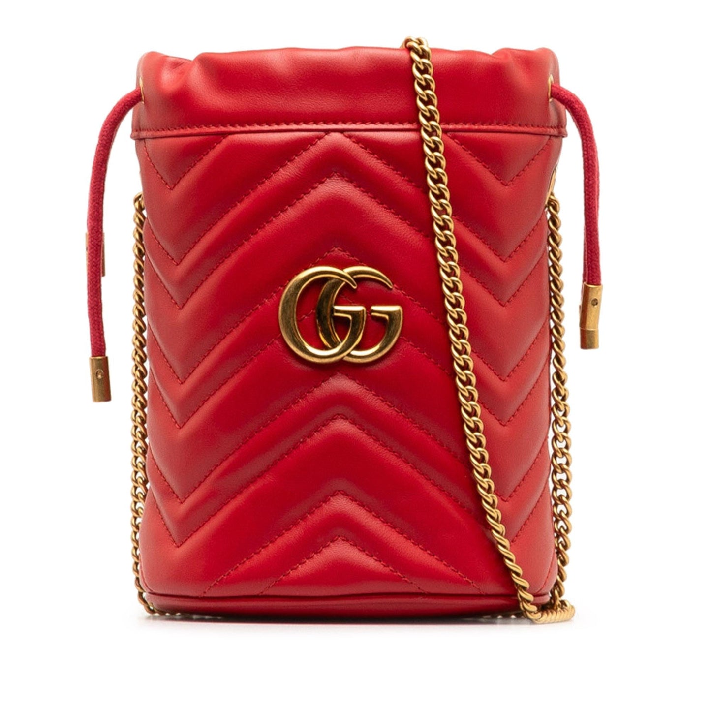 Gucci Mini GG Marmont Matelasse Bucket Bag (mU1NG8)