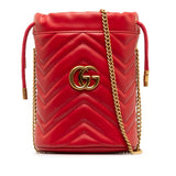 Gucci Mini GG Marmont Matelasse Bucket Bag (mU1NG8)