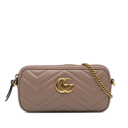Gucci Mini GG Marmont Matelasse Crossbody (lhU1gO)
