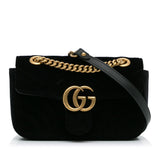 Gucci Mini GG Marmont Matelasse Velvet Crossbody (uTjykr)