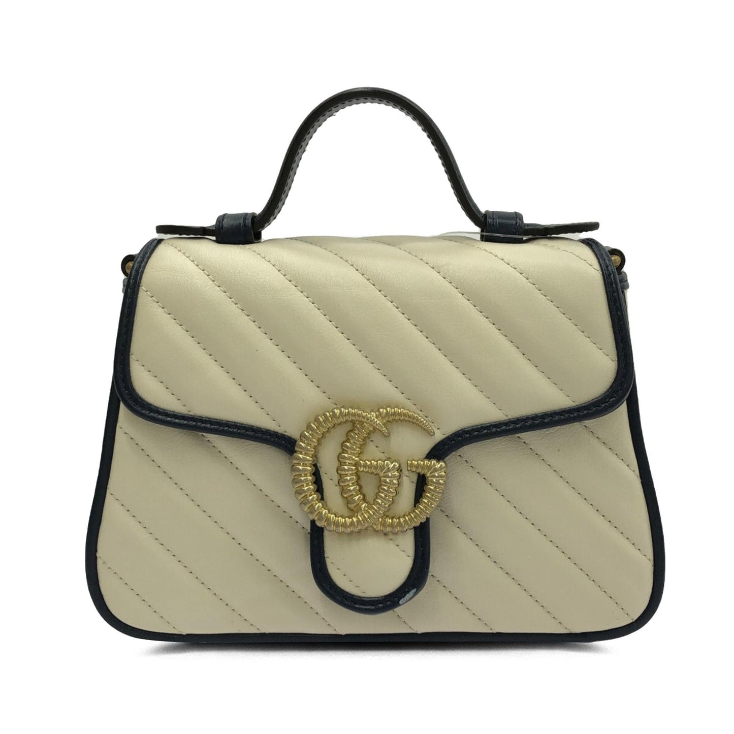 Gucci Mini GG Marmont Top Handle Bag (iCLrcQ)