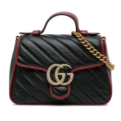 Gucci Mini GG Marmont Torchon Top Handle Bag (IPOg22)