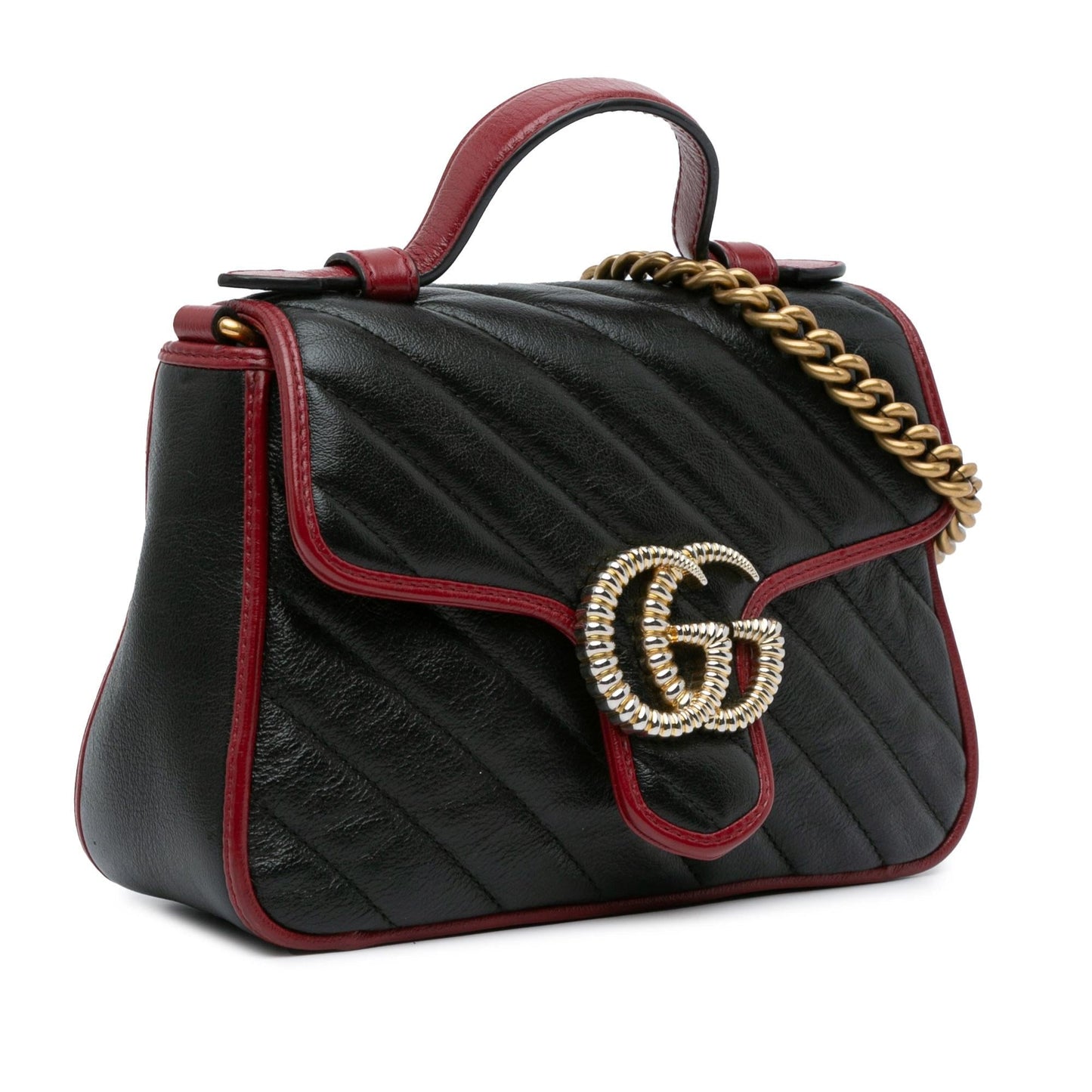 Gucci Mini GG Marmont Torchon Top Handle Bag (IPOg22)