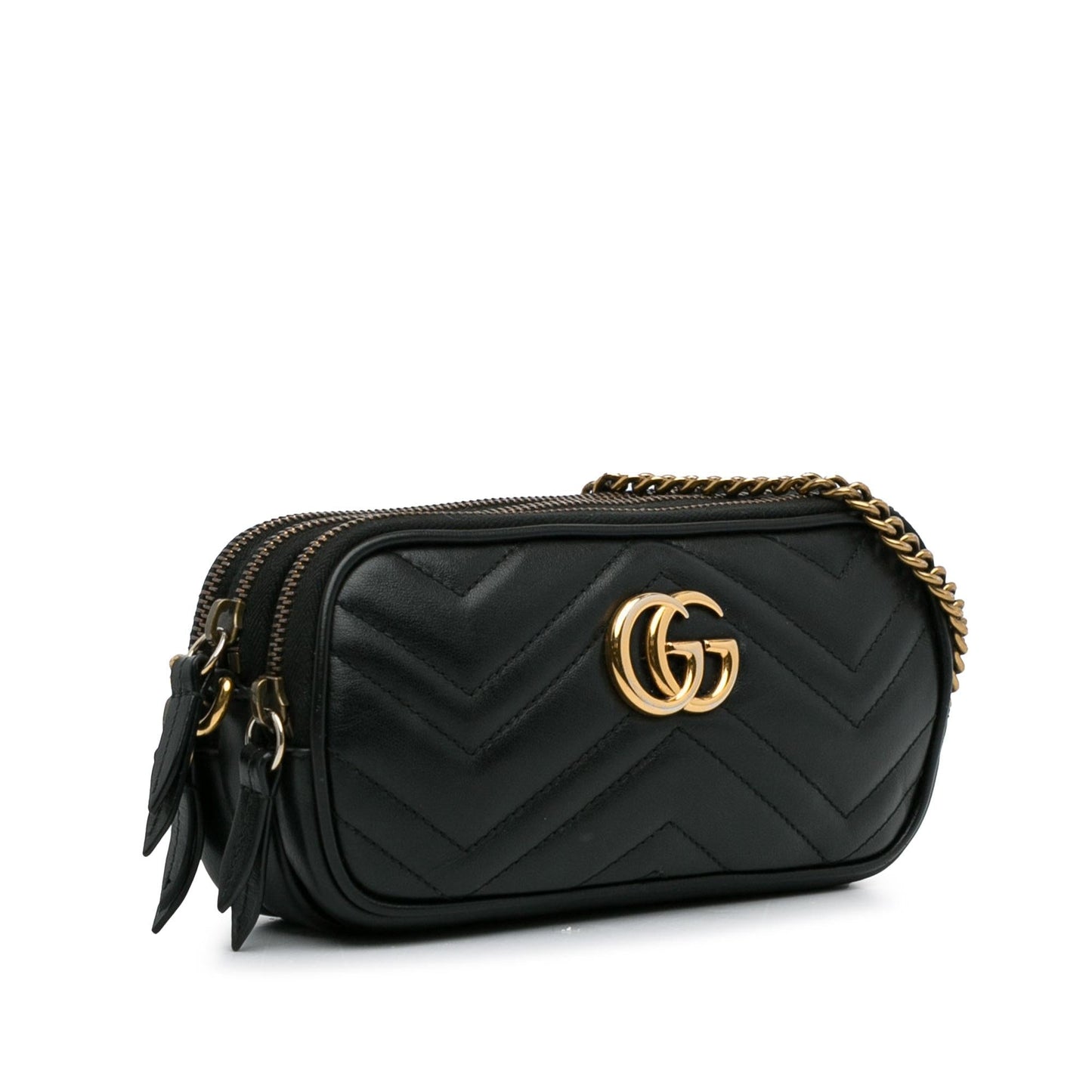 Gucci Mini GG Marmont Triple-Zip Crossbody Bag (dnjgun)