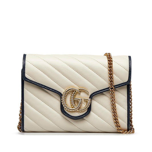 Gucci Mini GG Marmont Wallet on Chain (CNzPqQ)