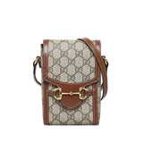Gucci Mini GG Supreme Horsebit 1955 Crossbody Bag (UTCgC3)