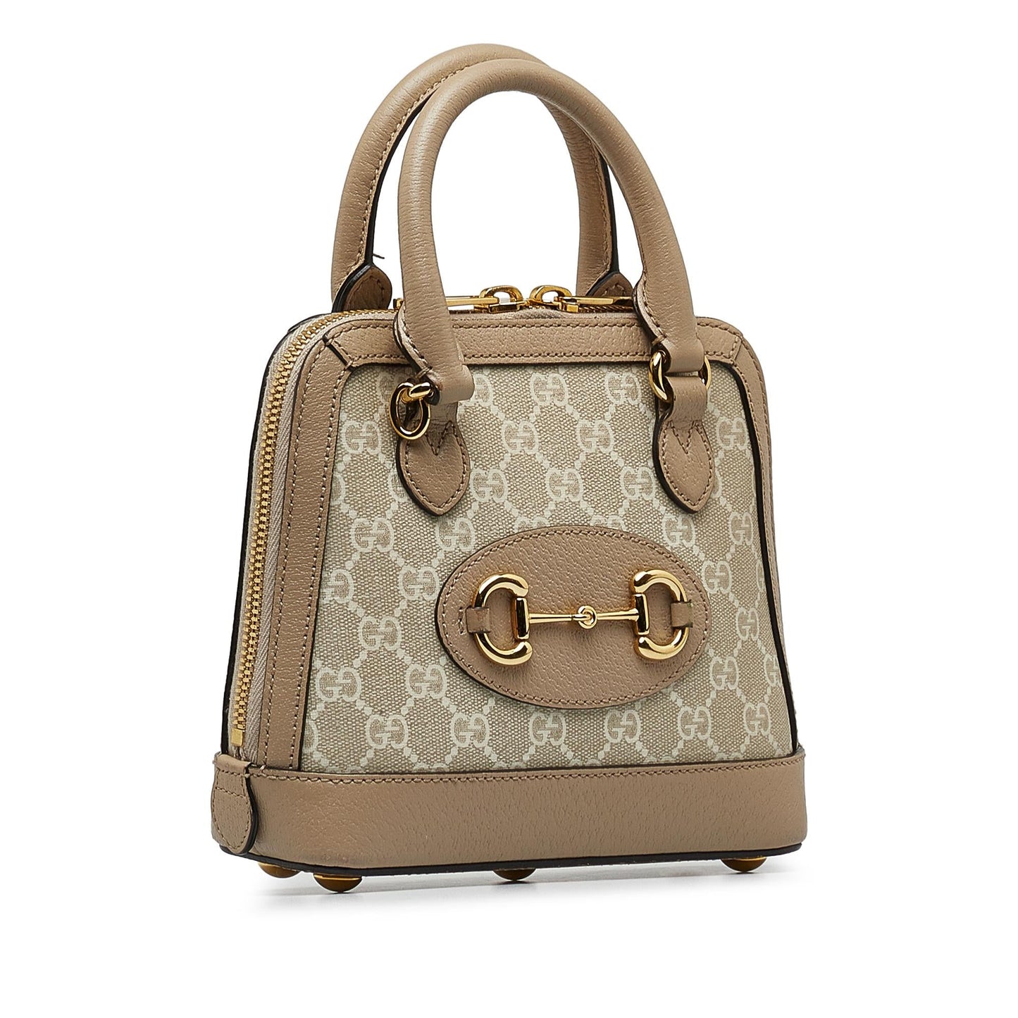 Gucci Mini GG Supreme Horsebit 1955 Satchel (zUVIp0)
