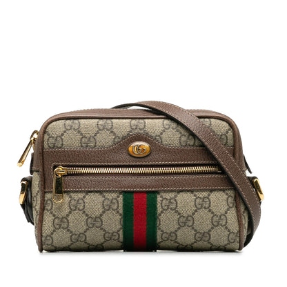 Gucci Mini GG Supreme Ophidia Crossbody Bag (0eMAWx)